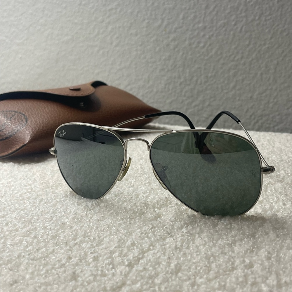Silver on Silver Reflective Ray-Ban